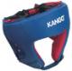 Шлем для карате, сине-красный, KANGO 8005, иск. кожа
