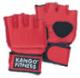 Перчатки для рукопашного боя KANGO 8204, нат. кожа, красный